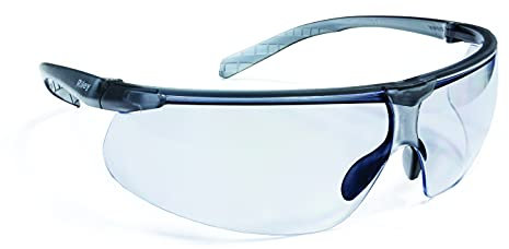Riley Riletto Ultra Lightweight Safety Glasses Work Protective Eyewear (Black, Indoor/Outdoor)