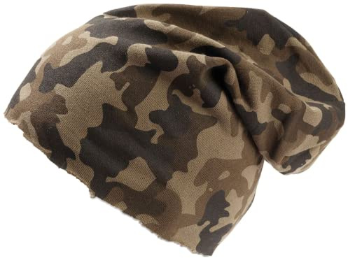 Generico Cuffia Lunga Estiva Leggera Estate Beanie Unisex Summer Freddo (Militare)