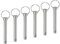 M METERXITY 6er-Pack Schnellspannstifte, 3/8 [10mm] Durchmesser, 2,83 [72mm] Verwendungslänge Bimini Top Stift für Schiffbau/Anhänger, 3,15 [80mm] Gesamtlänge Karbonstahl-Hardware-Stifte