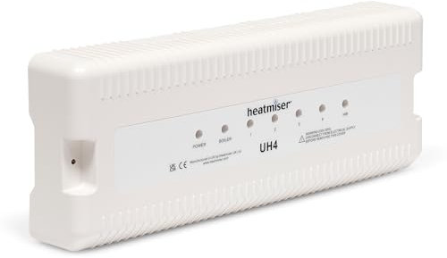Heatmiser UH4 4 Zone Wiring Centre Underfloor Heating 230v LavaTap UFH Boiler Pump Hot Water Control