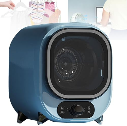 MHJKHG Portable Condenser Tumble Dryer, 5kg Vented Tumble Dryer, Compact Spin Dryer, for Counter Top or Wall Mounted Use