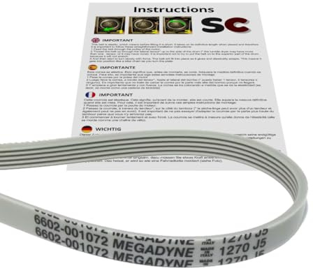 SC Solocorreas - Courroie lave-linge 1270 J5 6602-001072