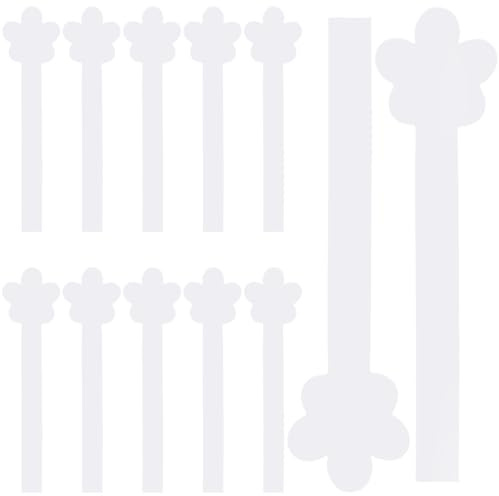 SOFPLATE 400 tira de Papel para Prueba de Aceite Aromático Papel Secante Blanco con Forma de Flor Almohadillas para Aromas Esenciales Tarjetas para Perfumes Aceites Aromáticos Difusores de Aromaterapi