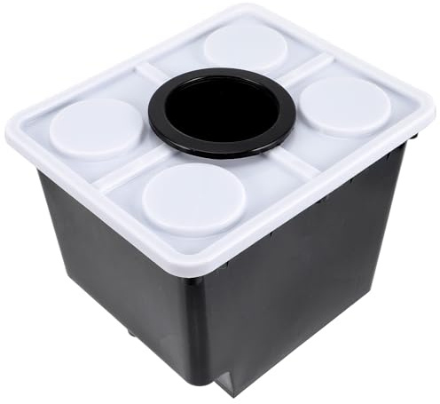 DIYEAH Seau de Culture Hors Sol pour Légumes et Fruits Serre Bac Jardin Potager Hydroponique avec Panier Plantation sans Sol pour Tomates et Plantes Seau de Jardinage Stable et Facile à