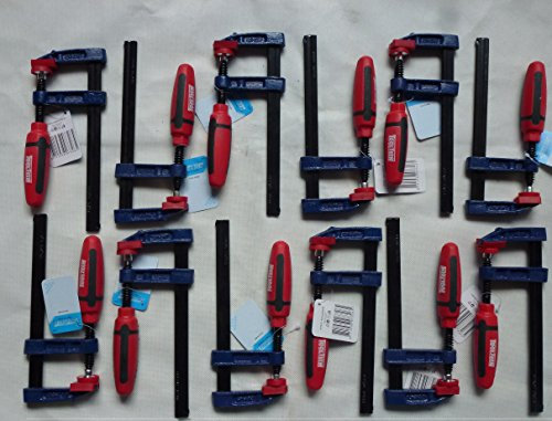 12 Stk. Schraubzwingen 50x150mm mit Kunststoffgriff Leimzwinge