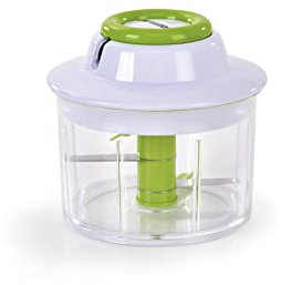 Barazzoni Spa, Tritatutto a Mano, Lame in Acciaio Inox, Anello con Corda