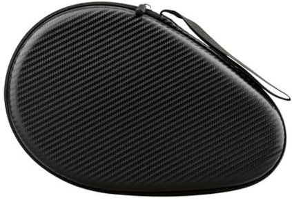 MiOYOOW Étui pour Raquette Tennis Table, Housse pour Raquette Ping-Pong à Coque Rigide étanche, avec Fermeture Éclair pour Raquettes de Ping-Pong