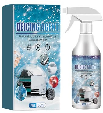 Schneeschmelzspray,Snow Melting Spray,Enteisungsspray Fürs Auto,Auto Windschutzscheibe Deicing Spray,Entfroster Spray Eis,Spray Frostschutz Enteiser,Scheibenenteiser Spray Entfroster