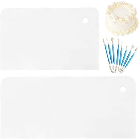 2 Strumenti Per Lisciare La Torta, 8 Strumenti Per Intagliare La Torta, Raschietto Per Torta, Spatola Per Crema Al Burro, Strumenti Per Decorare La Torta, Livellatore Per Coltello Da Torta