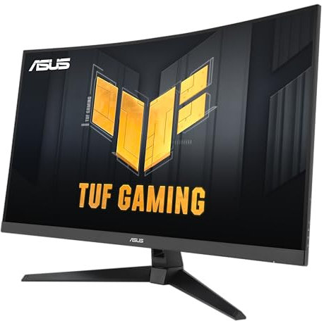 ASUS TUF Gaming VG32WQ3B - 32 Zoll WQHD Curved Monitor - 180 Hz, 1ms GtG, FreeSync, AdaptiveSync, HDR 10 - Fast-VA Panel, 16:9, 2560x1440, DisplayPort, HDMI, Speaker