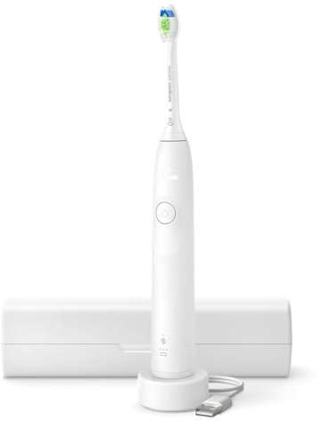 Toothbrush - PHILIPS - HX7108/02 - Sonicare - 5300 Series - White - The citrus