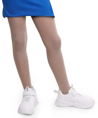 Annes styling Collants opaques pour fille - Collants fins doux pour enfants - 40 deniers - Parfait pour l'école et le ballet - Collants confortables et élastiques pour fille - Tailles 98-152