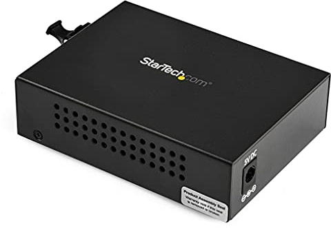 StarTech Gigabit Multi-Mode LC Fiber Converter, 550m, TAA (MCM1110MMLC)
