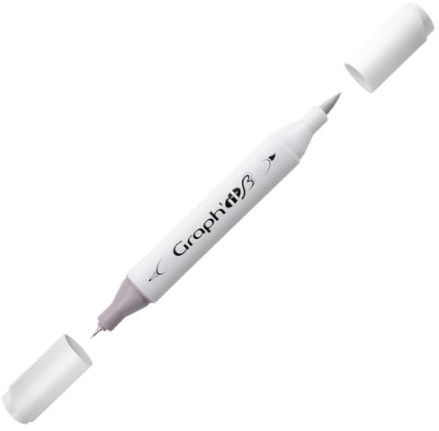 Oz International Marqueur à Alcool Graph'It Brush Marker de Graph'IT - 9501 - Neutral Grey 1