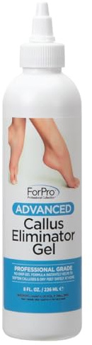 ForPro Professional Collection Advanced Callus Eliminator Gel, Professional Grade, No Drip Callus Remover Gel for Feet, 8 oz.