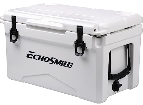 EchoSmile 25/30/35/40/60/75 Quart Rotomolded Cooler, Built to Stand up to The Rigors of The Journey