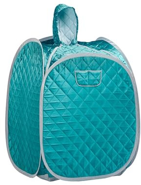 KOZWAY SPA de Sauna en casa, Tienda de Sauna de portátil, Caja de Sala de SPA sin izador for una o Dos Personas, pérdida de Peso, Adelgazamiento de Cuerpo Completo (Color : 1 Person Green, Size : 1)