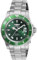 Invicta Pro Diver 47355 Herren Uhr - Wasserdicht - Analog - Quarzuhrwerk - Edelstahl mit grünen zifferblat - 40mm