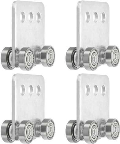 Home and Garden Parts Four Bearing Trolley Assembly 4 Wheel Trolley Assembly Rollers Pack of 4#CN/251024/16268