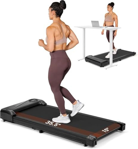 Walking Pad leise, Dripex Laufband für Zuhause 120kg,1-6km/h das Mini-Laufband fürs Homeoffice eine Motorleistung von 2.5 PS,Doppelte Stoßdämpfung