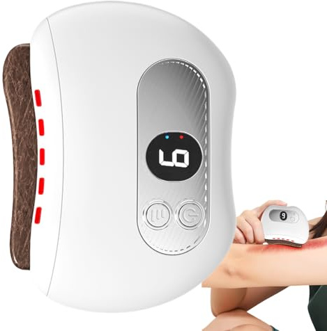 Masseur de cou, grattoirs vibrants pour tissus profonds pour le dos, vibrateurs électriques avec outil de racloir, accessoires de maison pour épaules, pieds, jambes, visage, hommes, femmes, adultes et