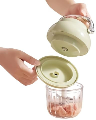 Frullatore Elettrico - Tritatutto Ricaricabile Ad Alta Velocità 350ml | Tritacarne E Frullatore Mini,Per Cipolla Carne Verdura Purea Casa Cucina Appartamento Campeggio