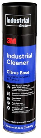3M Industrial Cleaner and Degreaser, Citrus Base, Net Wt 18.5 oz, Removes Sticky Residue, Dirt, Grease, Grime, Tar, Oil and Ink in Seconds, Non-Corrosive