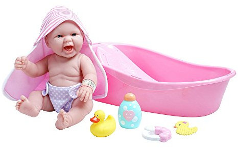 Jc Toys 18570 - Docka Nyfödd + Bad, 36 cm