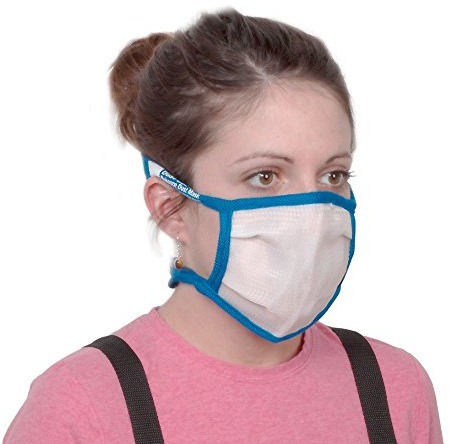 Dust Bee Gone Medium Mask - Blue Edging