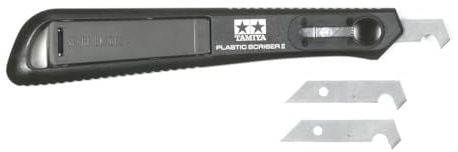 Tamiya - 74091, Plastic Scriber II, La herramienta de plástico para cortar