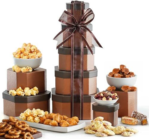 Broadway Basketeers Gift Basket – Kosher Gourmet Snack Food Gifts for Women, Men, Family, Thank You, Corporate