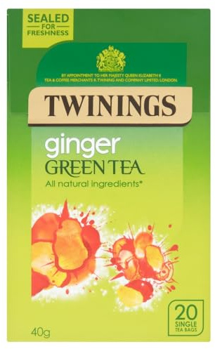 Twinings Green Tea With Ginger X20 40g
