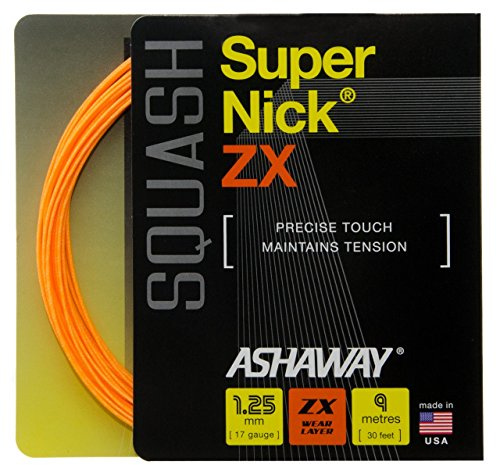 Ashaway SuperNick ZX 17 AWG/1,25 mm Squash-Set – Orange