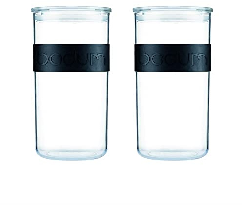 Bodum förvaringsburk, svart, 2 l