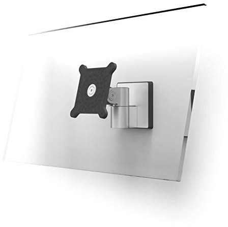 Durable Monitor Mount Pro Wall for 1 Screen - Monitor Wall Stand with Bracket for Wall Attachment - VESA 75/100 - For 21 - 27 Inch Screens - Ergonomic, Height Adjustable, Rotate & Tilt