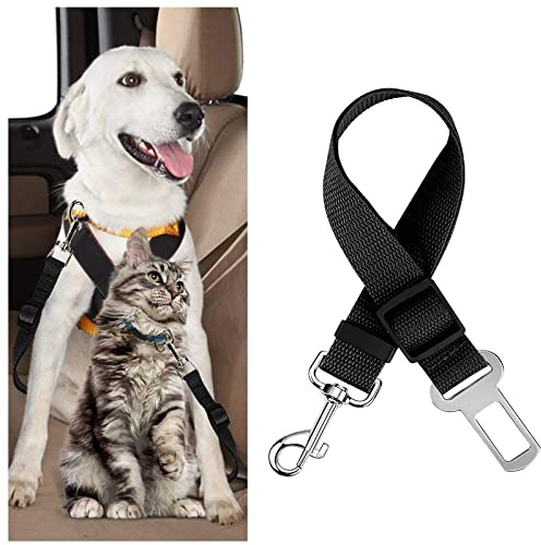 Cane Cintura di Sicurezza, Cintura Cane Auto, Guinzaglio Cane Auto per Cani/Gatti, Guinzaglio Cintura di Sicurezza Auto Regolabile per Cane Cani Cat 70cm, Cane Auto Regolabile in Nylon