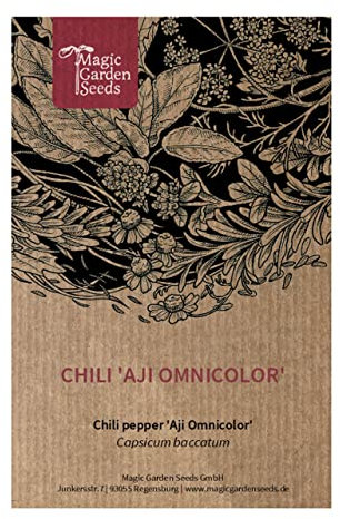 Peperoncino 'Ají Omnicolor' (Capsicum baccatum) - circa 10 semi