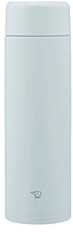 Zojirushi SM-GA60-HL Lot de 2 bouteilles d'eau, bouchon sans couture, grande capacité, 600 ml, vis , tasse en acier inoxydable, gris glacier, rondelle intégrée, facile à nettoyer