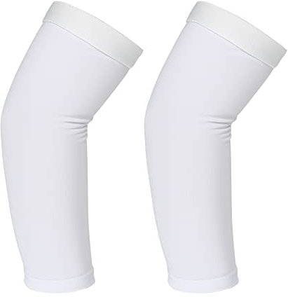 VOCOSTE 1 Par Brazo Codo Compresión Manga Brazo Manga Reducción Articular Dolor Blanco L
