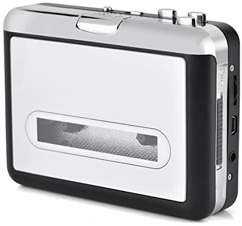 USB Cassette Tape to MP3 CD Converter,Audio Music Player with Headphones for MP3 Player or CD Burning
