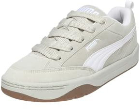 PUMA Sneaker Park Lifestyle Raw Unisex, Desert Dust PUMA Bianco, 42 EU
