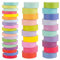 Tikplus 40 Rollen Washi Tape Set, 2 Größe Regenbogenfarben Masking Tape, Dekorative Washi Tape Kinder, Beschreibbar Klebeband Bunt für Planer Scrapbook, Bullet Journals, DIY Handwerk, Verpackung