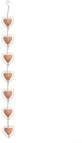 Oniissy 1 chaîne de pluie fonctionnelle et décorative pour une utilisation en extérieur facile, esthétique pour les solutions extérieures. Chaînes de pluie en métal pour votre maison et votre jardin