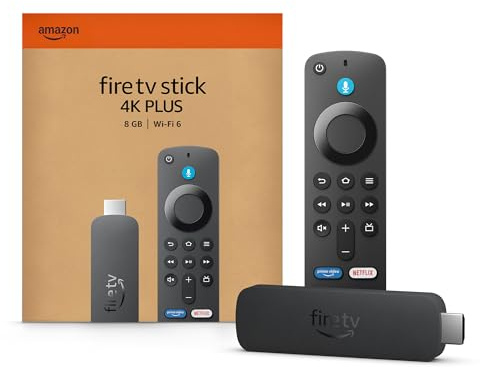 Amazon Fire TV Stick 4K Plus, mit Unterstützung für Wi-Fi 6 sowie Streaming in Dolby Vision/Atmos und HDR10+