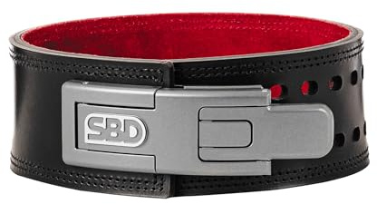 SBD 10mm Powerlifting & Weightlifting Belt – British Manufactured Gym Belt for Squats, Deadlifts & Strength Training Lever Weight Lifting Belt