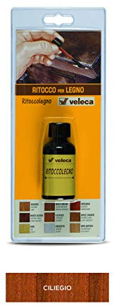 Veleca RITOCCOLEGNO -Ciliegio - ml 25 - SOLUZIONE LIQUIDA PER EFFETTUARE RITOCCHI DEL LEGNO