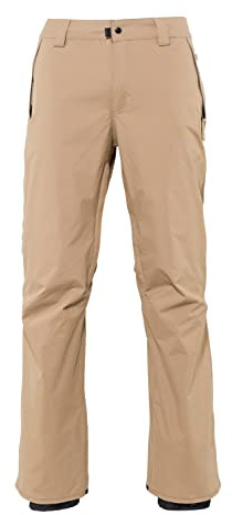 686 Men's Standard Shell Pant - Winter Snow Pants, Durable Rain Pants for Men - Water & Weather Resistant - Khaki, Medium