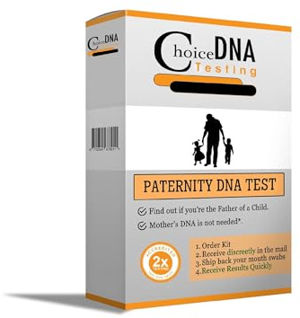 Paternity DNA Test Kit for Personal Purposes Only – All Lab Fees Included - Results in 1-3 Business Days