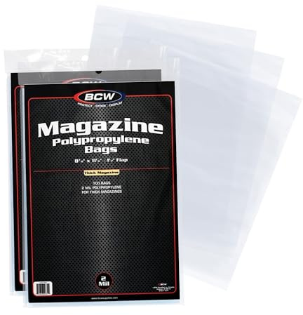 BCW Sacs épais pour magazines – 200 ct