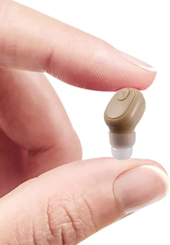 MBVBN SANWENYU - Auriculares inalámbricos de oído único Bluetooth intrauditivo Mini Auriculares Invisibles Bluetooth de Negocios (café)